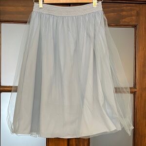 Elegant Blue Tulle Skirt